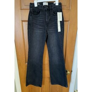 Universal Thread Women's Black High-Rise Flare Jeans Size 2 Short NWT
